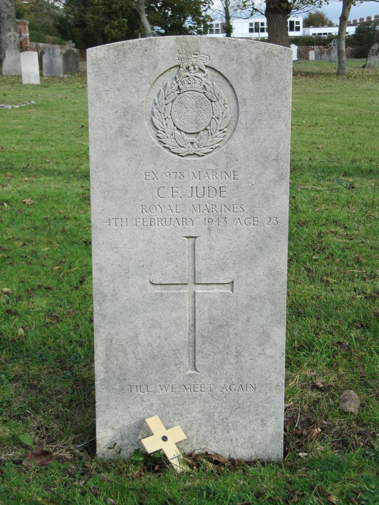 Parkhurst Military Cemetery : C F Jude