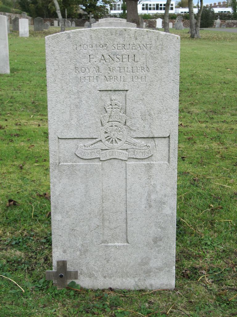 Parkhurst Military Cemetery : F Ansell