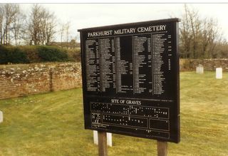 Parkhurst Cemetery Index Board