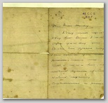 Letter from G H Peskett