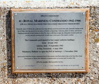 Ryde 41 Royal Marine Commando War Memorial