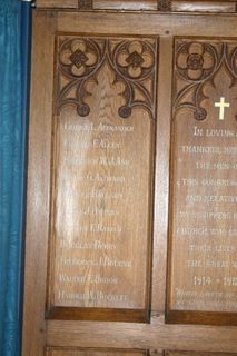 Ryde All Saints Church War memorial