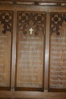 Ryde All Saints Church War memorial