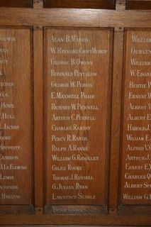 Ryde All Saints Church War memorial