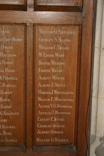 Ryde All Saints Church War memorial