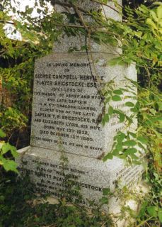 Ryde Cemetery R B P Brigstocke memorial