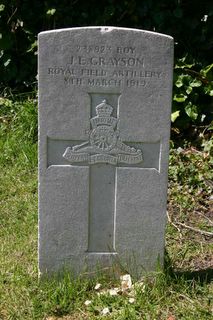 Ryde Borough Cemetery : J E Grayson