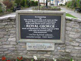 Ryde Royal George memorial 1782