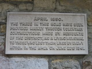 Church Road / St Michael's Road plaque