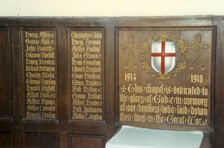 Ryde Holy Trinity Church War memorial