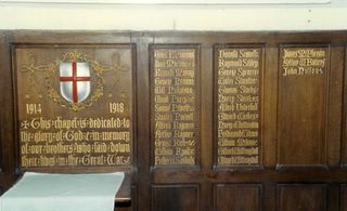 Ryde Holy Trinity Church War memorial