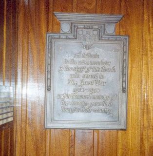 Newport : National Provincial Bank memorial  