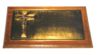 Ryde St John's Church James Ernest Tuckwell memorial