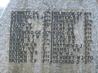 Sandown War memorial