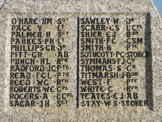 Sandown War memorial