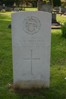 Sandown Cemetery : S W Butcher