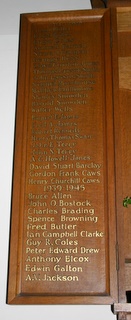 Seaview St Peter's Church War memorial