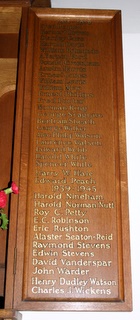 Seaview St Peter's Church War memorial