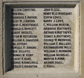 Shanklin War memorial 2007