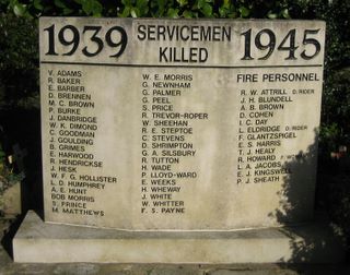 Shanklin War memorial 2007