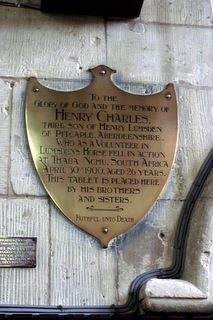 Shanklin St Saviour's Church H C Lumsden memorial