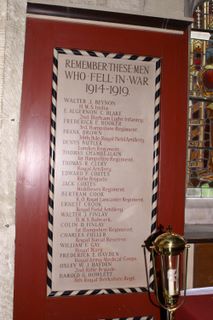 Shanklin St Saviour's Church War memorial