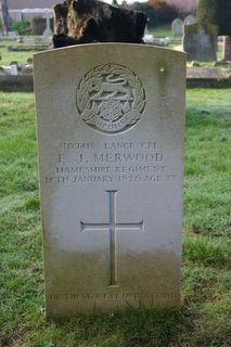 Shanklin Cemetery : F J Merwood