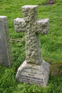 Shalfleet St Michael's J M Wardroper headstone