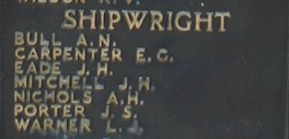 Portsmouth RN Memorial : James Harry Eade