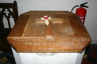 St Lawrence's Church L S Brading memorial