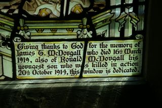St Lawrence's Church McDougall memorial