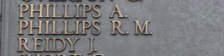 Tower Hill Memorial : R M Phillips
