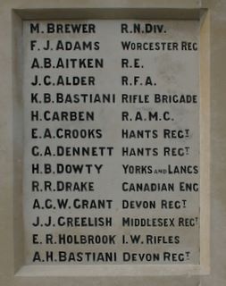 Totland War memorial