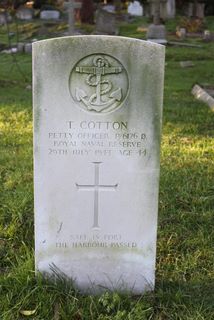 Totland Christ Church T Cotton headstone