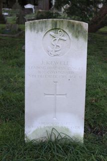 Totland Christ Church J Kewell headstone