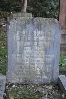 Totland Christ Church J A McClean headstone