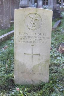 Totland Christ Church B Waterhouse headstone