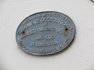 Ventnor : Elizabeth Missing Sewell plaque