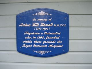 Ventnor : Arthur Hill Hassall plaque