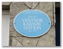 Ventnor Blue Plaques - Ventnor Station