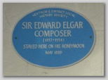 Ventnor Blue Plaques - Elgar