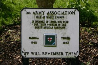 Ventnor : Botanic Gardens : 1st Army (Djebels) Association