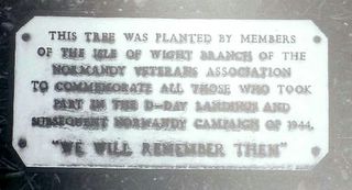 Ventnor : Botanic Gardens : Normandy Veterans Association