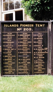 Ventnor Independent Order of Rechabites War memorial