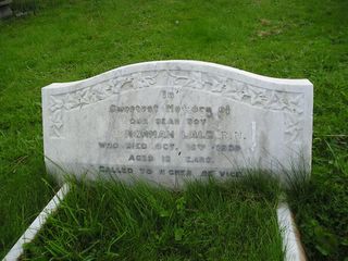 Ventnor Cemetery : Norman Albert Oliver Lale