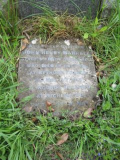 Whippingham St Mildred's Churchyard : John Henry Barrett