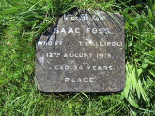 Whippingham St Mildred's Churchyard : Isaac Foss
