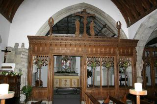 Whitwell SS Mary & Rhadegund Church War memorial Chancel Screen