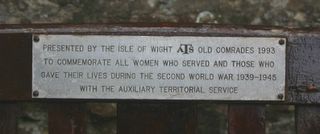 Yarmouth St James's Church ATS memorial :