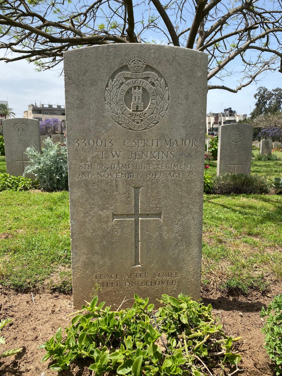 J W Jenkins Headstone